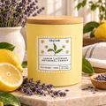Lemon Lavender - 10oz Hand Made Soy Candle